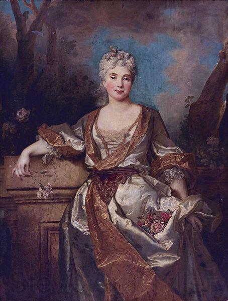 Nicolas de Largilliere Jeanne-Henriette de Fourcy France oil painting art